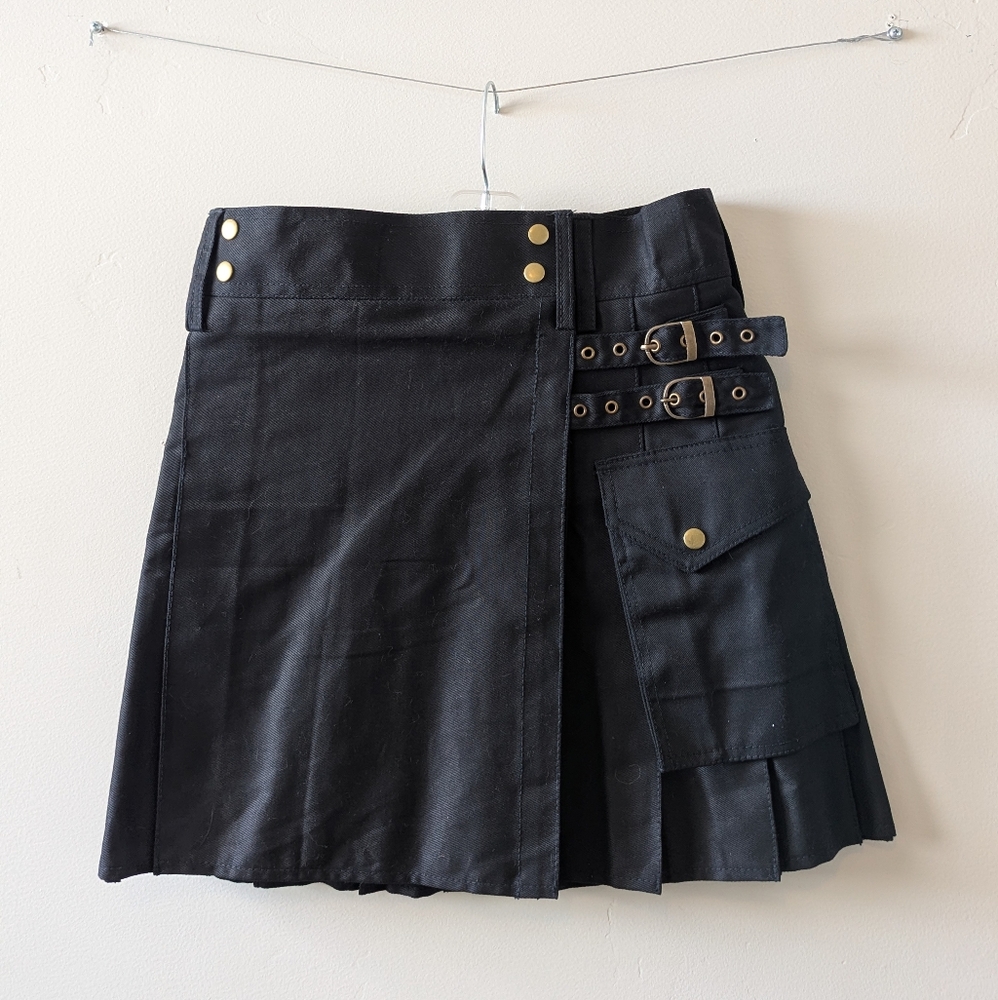 Modern Kilts Women's Utility Kilt/Skirt - Black
